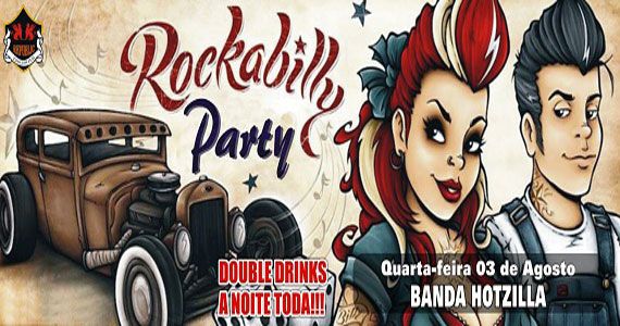 Republic Pub recebe banda Hotzilla para animar a Rockabilly Party Eventos BaresSP 570x300 imagem