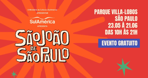 São João de São Paulo 2026 anuncia datas no Parque Villa-Lobos