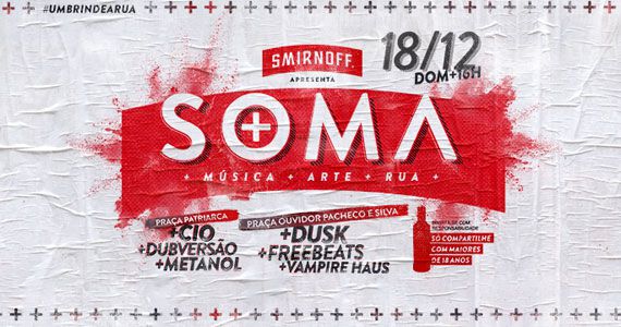 Praça Ouvidor Pacheco e Silva recebe festival de música Smirnoff Soma Eventos BaresSP 570x300 imagem