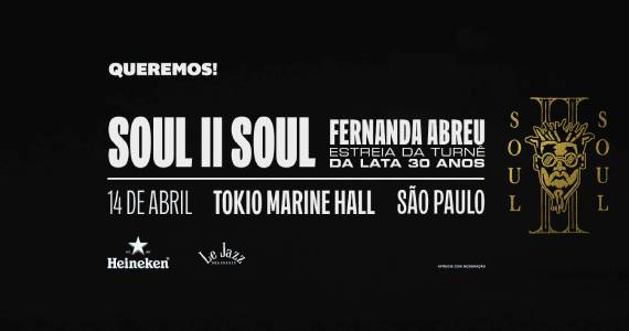 Soul II Soul traz a black music no modo flashback no Tokio Marine Hall Soul II Soul traz a black music no modo flashback no Tokio Marine Hall