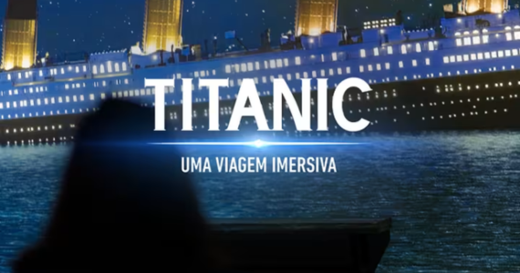 Uma viagem imersiva leva visitantes à história do navio Titanic, no Shopping Eldorado