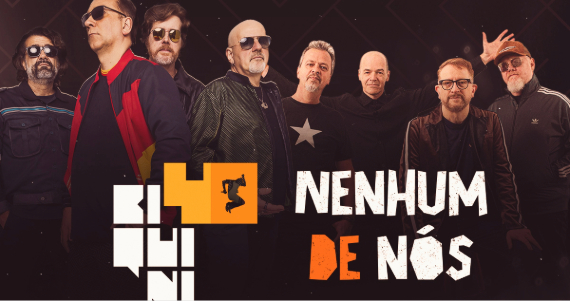 Nenhum de Nós e Biquíni se encontram no show 