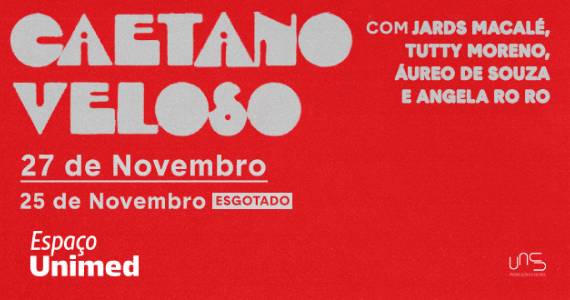 Caetano Veloso no Espaço Unimed Eventos BaresSP 570x300 imagem