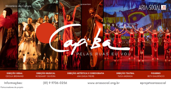 Musical Capiba, pelas ruas eu vou no Teatro Santander