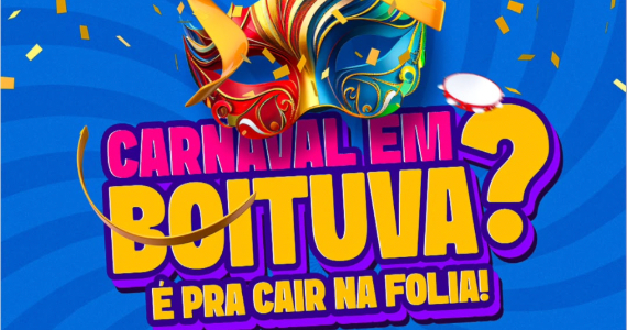 Baile de Carnaval em Boituva acontece nos dias 1º e 3 de março