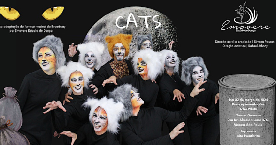 Cats - Emovere Estúdio de Dança no Teatro Gamaro