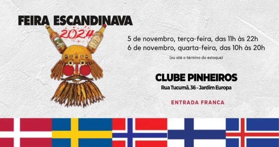 Feira Escandinava 2024 no Esporte Clube Pinheiros