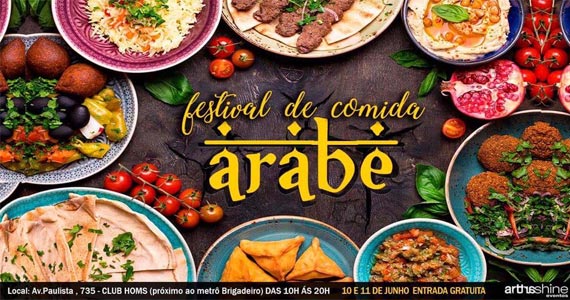 Festival de Comida Árabe na Av. Paulista - Club Homs - Guia da Semana