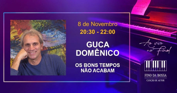 Guca Domênico no Fino da Bossa Eventos BaresSP 570x300 imagem