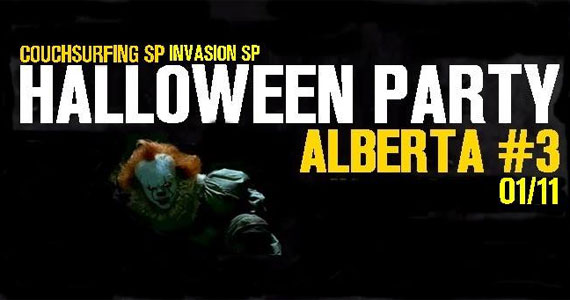 Festa Halloween ao som de indie rock, 80's, 90's, pop e soul music no Alberta#3 Eventos BaresSP 570x300 imagem