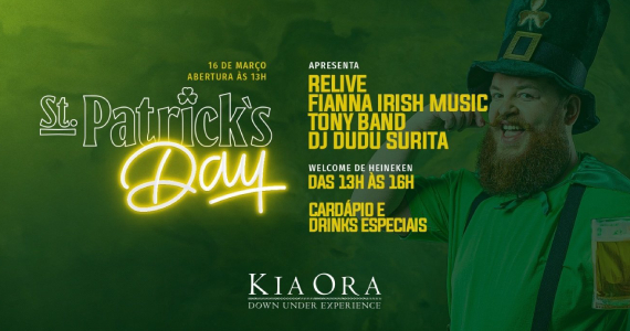 St Patricks Day no Kia Ora Bar