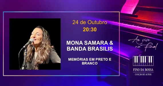 Mona Samara no Fino da Bossa  Eventos BaresSP 570x300 imagem