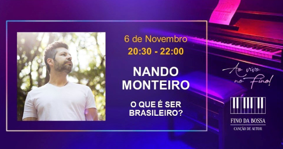 Nando Monteiro no Fino da Bossa