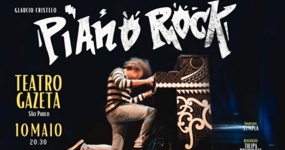 Glaucio Cristelo Piano Rock no Teatro Gazeta