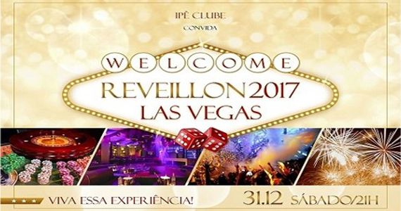 Toda a sofisticação, glamour e agitação da noite de Las Vegas para a Festa do Réveillon no Ipê Clube Eventos BaresSP 570x300 imagem