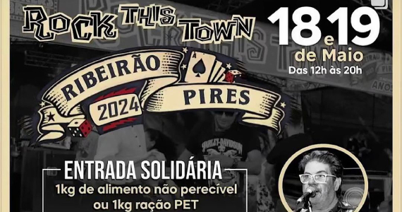 Rock This Town Festival Ribeirão Pires com Entrada Solidária em prol do RS Eventos BaresSP 570x300 imagem