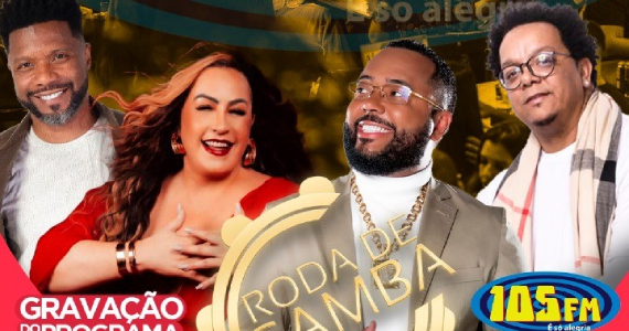 Roda de Samba da 105FM na Praça A Eventos BaresSP 570x300 imagem