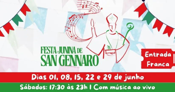 Festa Junina de San Gennaro Eventos BaresSP 570x300 imagem