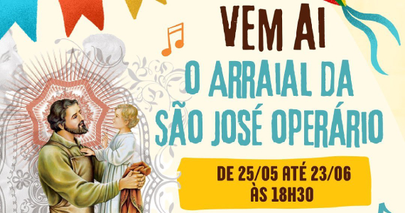 Arraial do São José Operário Eventos BaresSP 570x300 imagem
