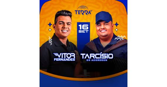 Tarcísio do Acordeon e Vitor Fernandes no Terra SP