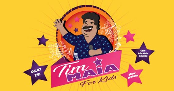 Tim Maia for Kids chega ao West Plaza com Léo Maia Eventos BaresSP 570x300 imagem