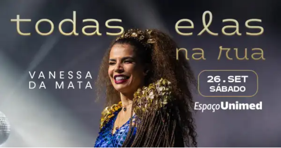 Vanessa da Mata apresenta turnê “Todas Elas” em São Paulo