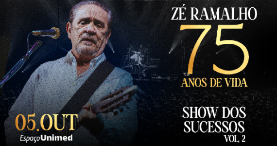 Zé Ramalho no Espaço Unimed Eventos BaresSP 570x300 imagem