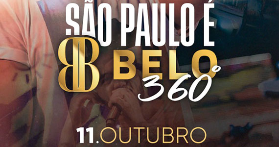 Belo apresenta show 360 no Expo Barra Funda
