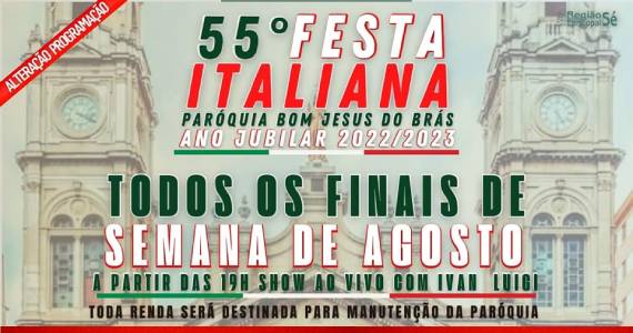 55 Festa de Rua Italiana 