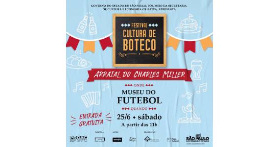 Festival Cultura de Boteco acontece na praça Charles Miller