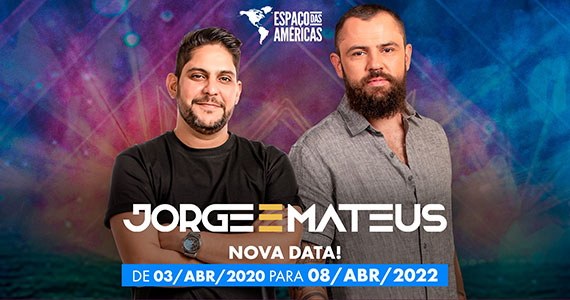 Dupla Jorge e Mateus apresentam novo show no Espaço das Américas