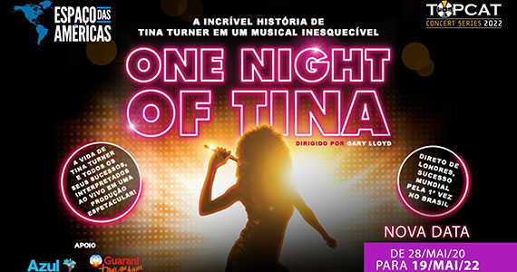 Espaço das Américas recebe o espetáculo One Night of Tina