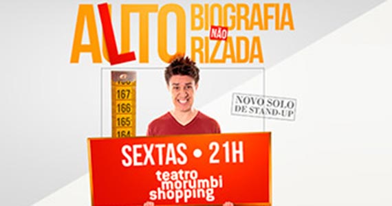 Oscar Filho apresenta show de stand-up Teatro Morumbi Shopping