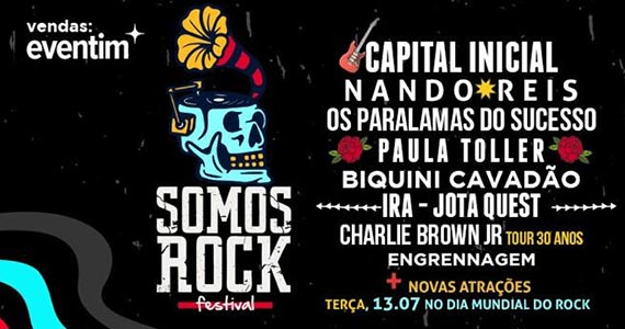 Somos Rock Festival acontece no Complexo do Anhembi