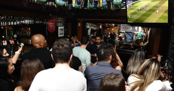 De 27 a 30/08 - The Blue Pub transmite jogos do Brasileirão e Libertad