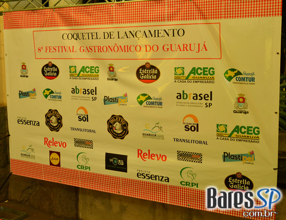 Lançamento da 8º edição do Festival Gastronômico do Guarujá na Abrasel SP