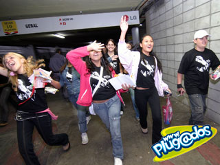 Ação Promocional Plugados Adria – Show RBD – Camarim Ação Promocional Plugados Adria – Show RBD – Camarim