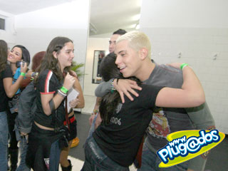 Ação Promocional Plugados Adria – Show RBD – Camarim Ação Promocional Plugados Adria – Show RBD – Camarim