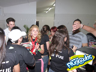 Ação Promocional Plugados Adria – Show RBD – Camarim Ação Promocional Plugados Adria – Show RBD – Camarim