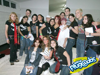 Ação Promocional Plugados Adria – Show RBD – Camarim Ação Promocional Plugados Adria – Show RBD – Camarim