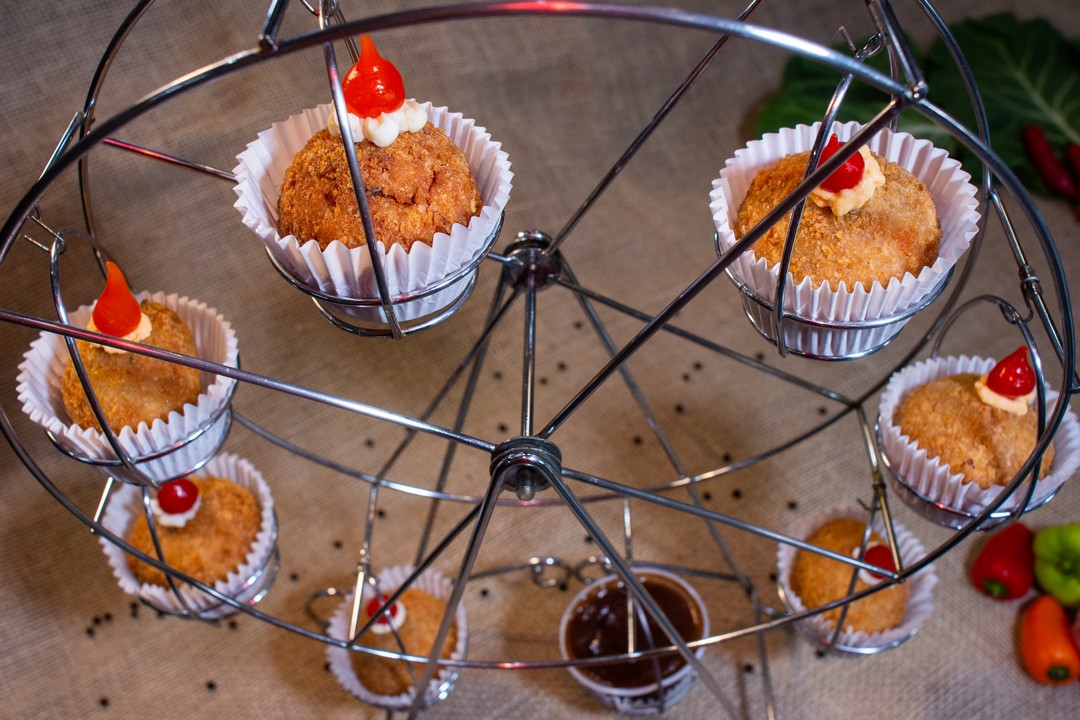 bolinho de costela suína