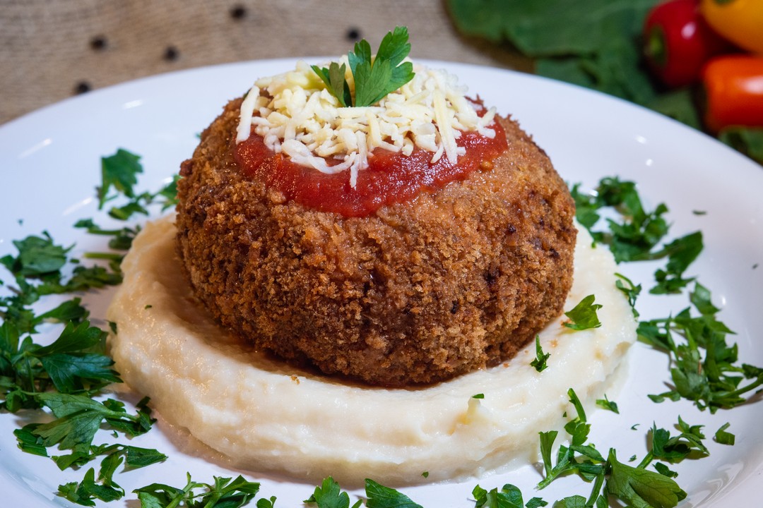 polpetone com aligot