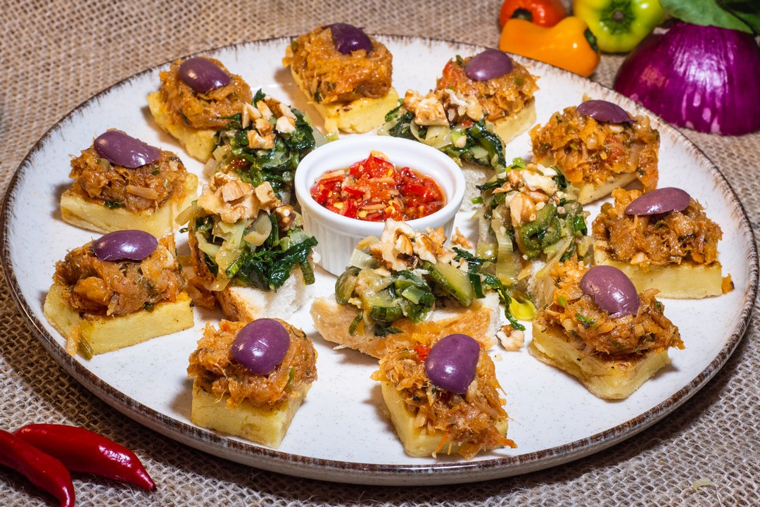 ciabatta di polenta e baccalà