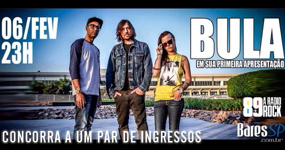 Concorra a 1 par de ingressos para o show do Bula no Daleoni