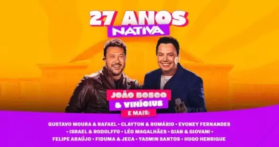 Nativa FM comemora seus 27 anos no Villa Country